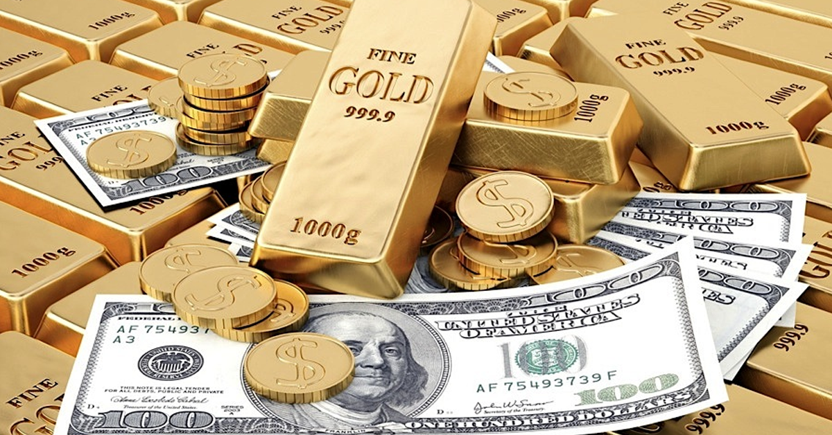 Gold Gains on Risk Aversion and Slight Decline in US Dollar Before American Economic Reports